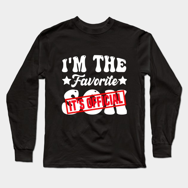 It's official i'm the favorite son, Favorite Son Long Sleeve T-Shirt by Bourdia Mohemad